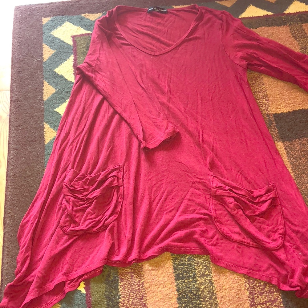 Large red shirt